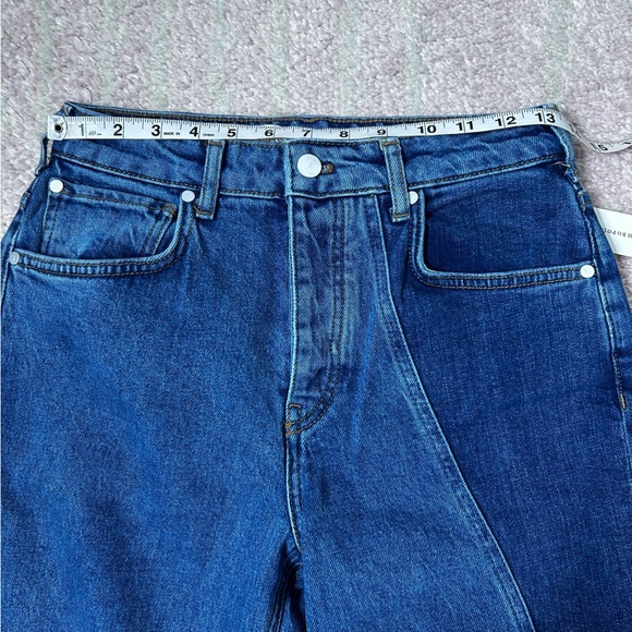 NWT PILCRO VINTAGE HIGH-RISE STRAIGHT-LEG JEANS Size 27 - Picture 9 of 12